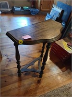 Antique Wooden side table (house)