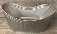 Metal Tub Flower Pot