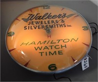 "Walker's Jewelers & Silversmiths Inc." Wall Clock