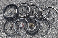 20" Rear and Front Wheels Lot of 9