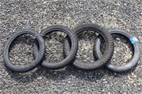 Lot of 4 new 14" moped tires