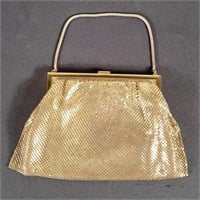 Whiting & Davis Gold Mesh Hand Bag