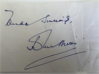 John Mills original signature