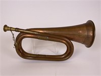 Early Copper & Brass Military Bugle