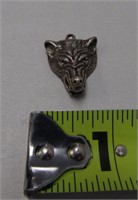 .925 Silver Wolf Pack Pendant