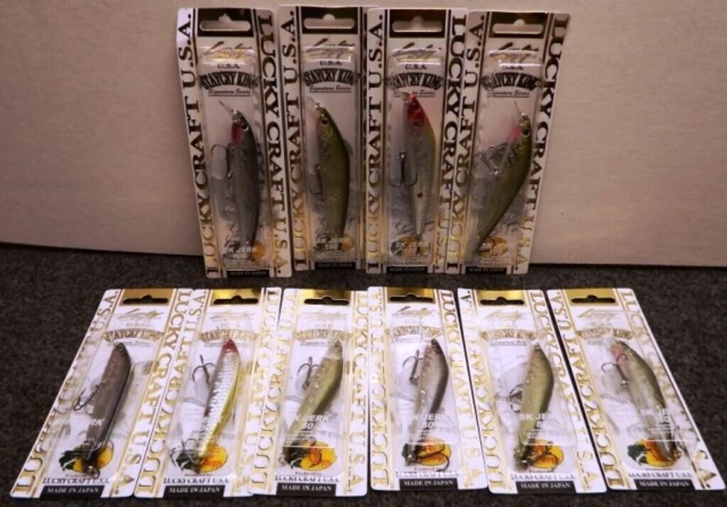 (10) Lucky Craft SK Jerk Fishing Lures / Baits