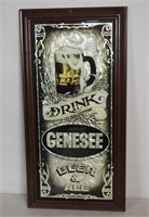Genessee Beer & Ale Advertising Mirror Sign