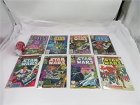 8 comic books vintages Star Wars