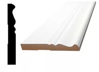 $104 - (6pcs) 1/2" x 3-7/8" x 96" MDF Primed