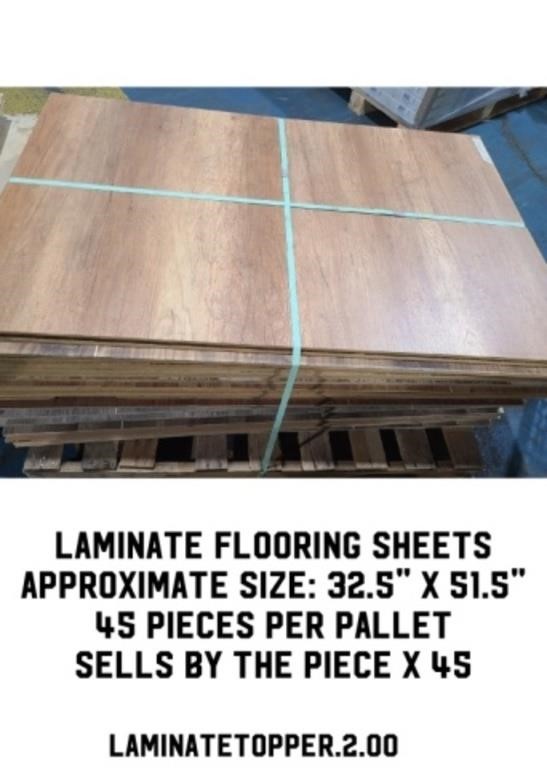 Laminate Flooring Sheets x 45