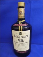 Collectible Seagrams Canadian Whisky 1.75 Litre ,