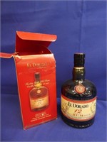 Collectible El Dorado 12 Year Rum 750 Ml  Sealed