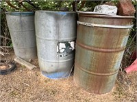 Barrels assorted sizes
