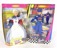 NIB 1990’s Civil War Nurse & NASCAR Barbies