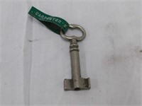 Unusual skeleton key for carpenter's tool box
