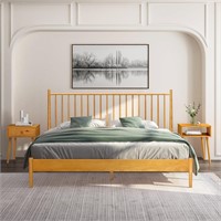 NTC Inno Wooden Bed Frame with Headboard