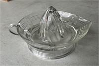 Glass Citrus Juicer Reamer