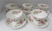 Royal Doulton "Clovelly" Cups & Saucers
