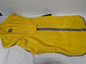 PET RAIN COAT W/FLEECE LINING