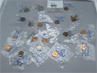 Littleton Various Sealed Coins Including Dimes,