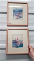 PAIR OF HAND SIGNED PRINTS