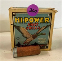 Federal High Power Shell Box w/ 14 paper shells
