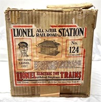 Prewar early Lionel 124 Illuminated Station origin