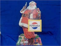 Pepsi-Cola Santa advertising 19 x 12"