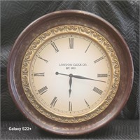 Bombay Wall clock 35 "x 3"