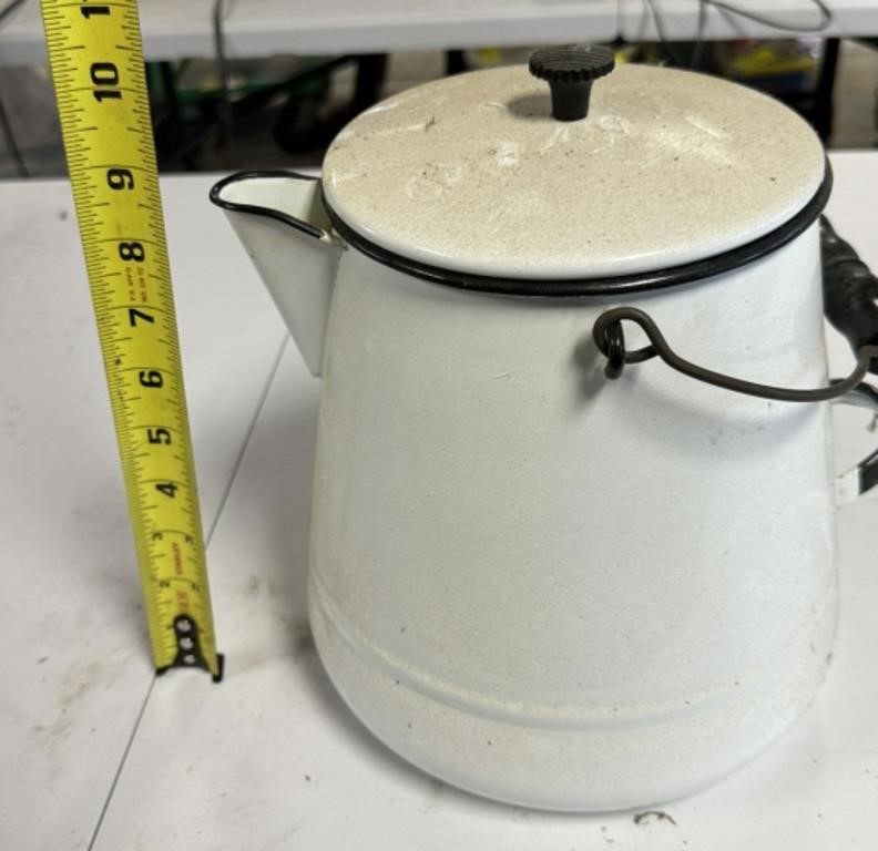 enamel coffee pot