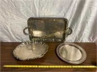 Silver Plate Serving platters