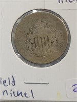 1867 SHIELD NICKEL