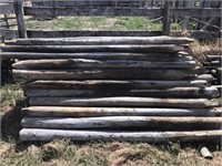 100 Wood Posts - Used, 6Ft, Mostly 3-4in