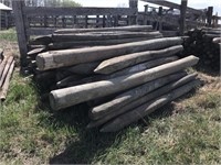 90 Wood Posts - NEW, 6Ft Various Thickness -