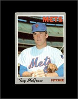 1970 Topps #26 Tug McGraw P/F to GD+