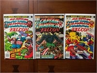 Marvel Comics 3 piece Captain America 203-205