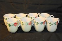 Set of 8 Elegant Dining Coffee Cups