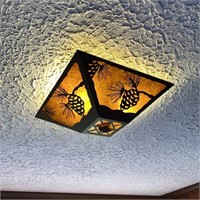 Pincone Themed Mica Ceiling Light Cover