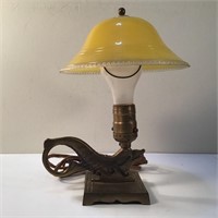BRASS FIGURAL LAMP