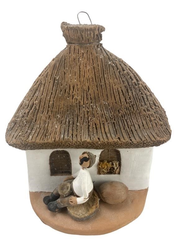 MCM Hungarian Handcrafted 3D House with Man