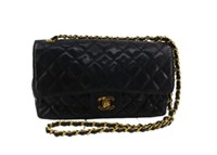 Chanel Black Matelasse Shoulder Bag