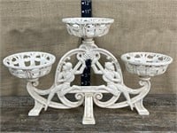 Cast 3-tier deco plant stand - needs a couple of
