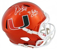 Autographed Warren Sapp Miami Helmet