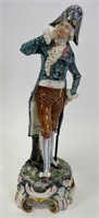 Antique Royal Dux Majolica Figure "Gentleman"