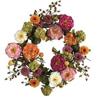 Mixed Peony 20 Inch Wreath