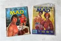 2 Rocky Edition MAD Magazines
