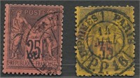 FRANCE #93 & #94 USED FINE