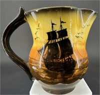 Beautiful Antique Hp Germany Ship Pitcher