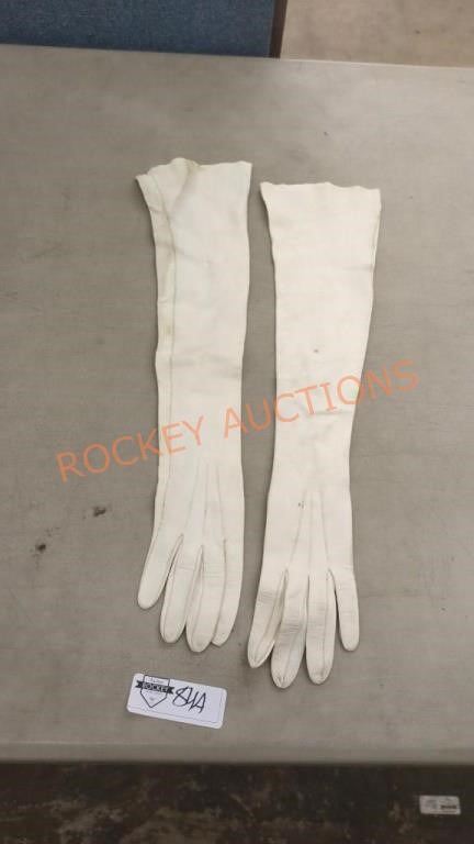 Vintage Ladies Leather long gloves