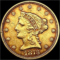 1873 $2.50 Gold Quarter Eagle CLOSELY